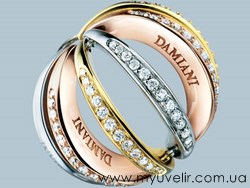 Обручальное кольцо Damiani